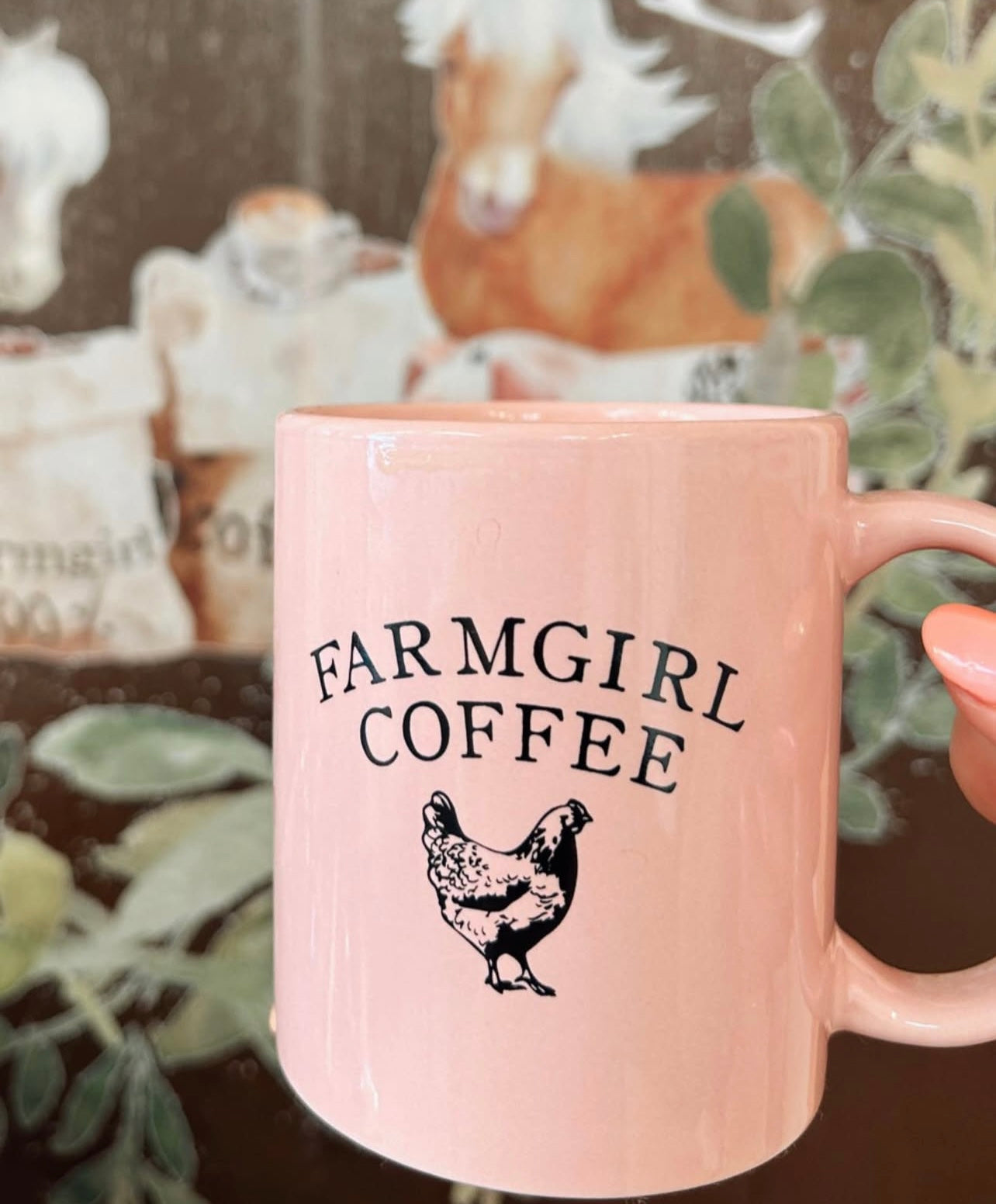 Farmgirl Pink Mug