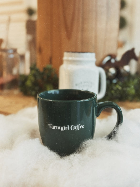 Farmgirl Coffee Christmas Mug