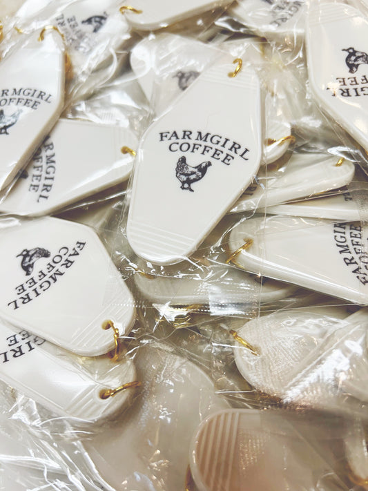 Farmgirl Coffee Keychains